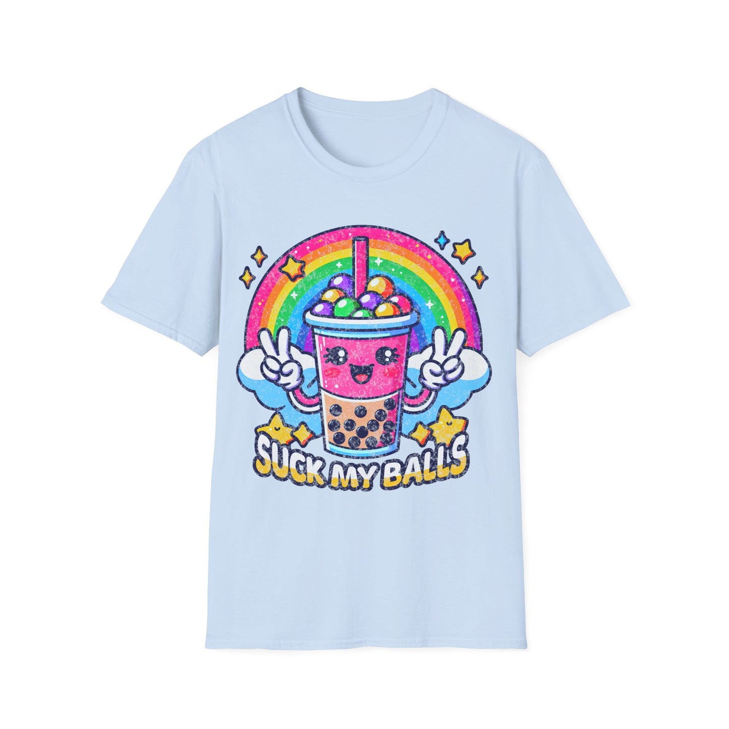 Suck My Balls Boba Tea Unisex Softstyle T-Shirt