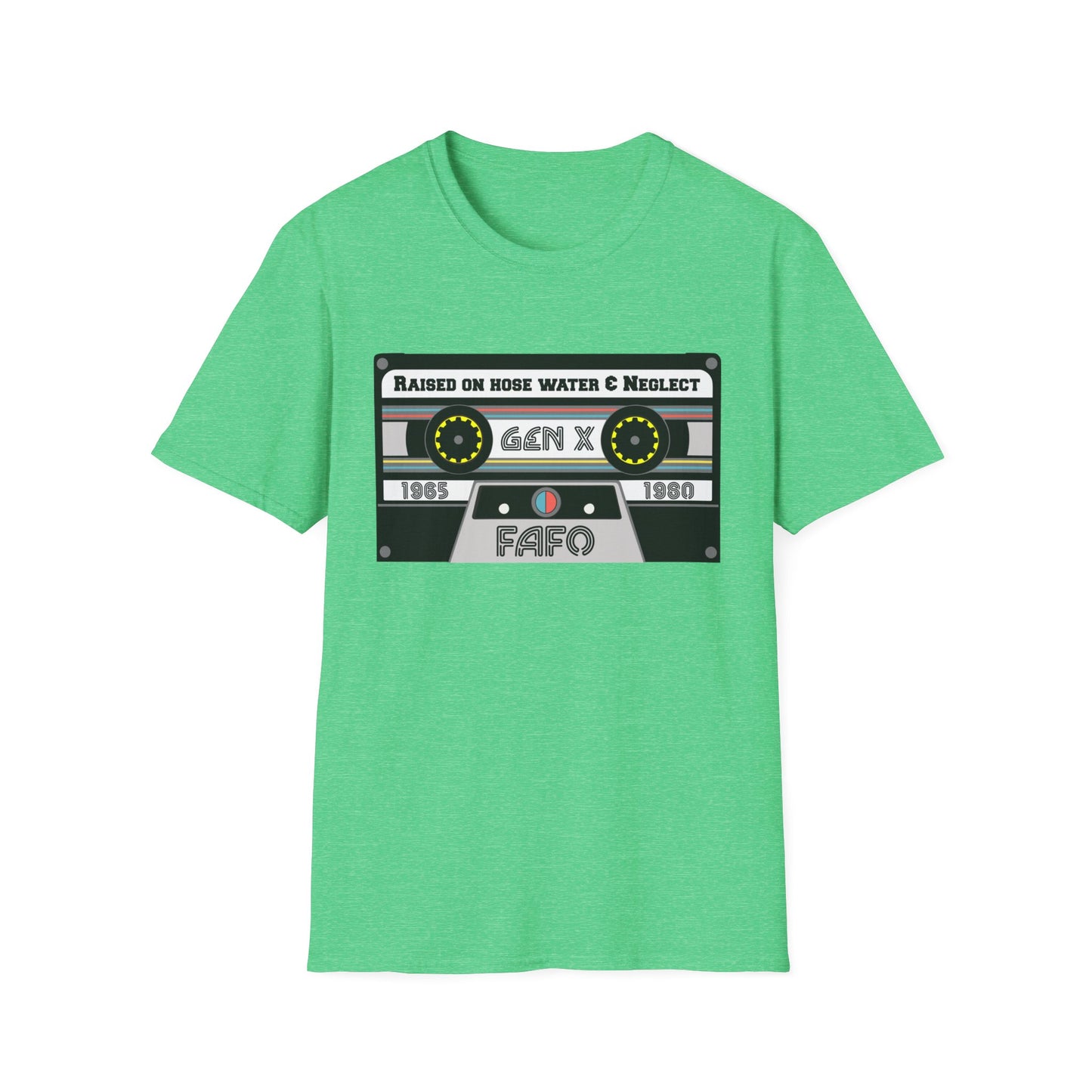 GenX FAFO Mixed Tape Unisex Softstyle T-Shirt