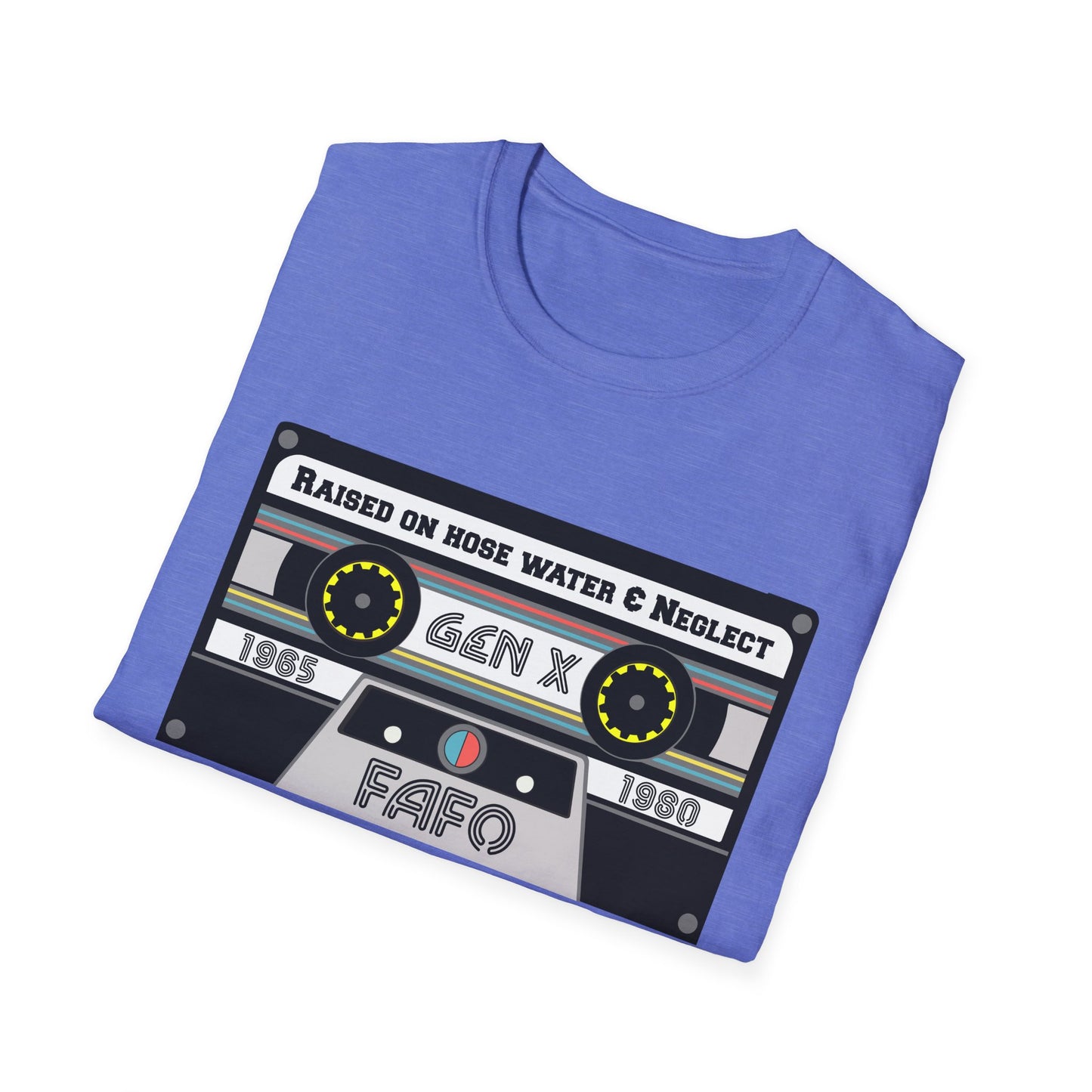 GenX FAFO Mixed Tape Unisex Softstyle T-Shirt