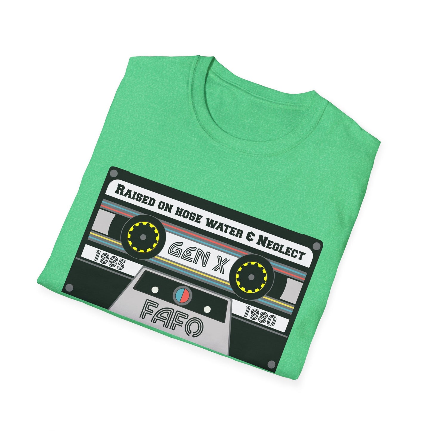 GenX FAFO Mixed Tape Unisex Softstyle T-Shirt