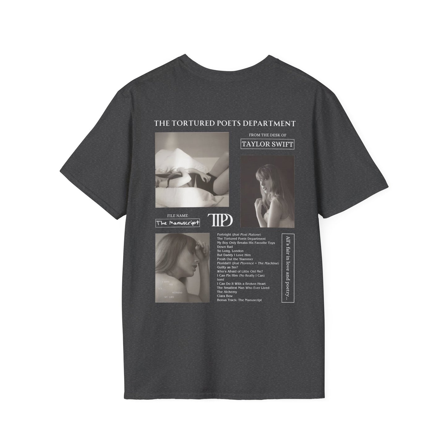 T T P D Front and Back Unisex Softstyle T-Shirt