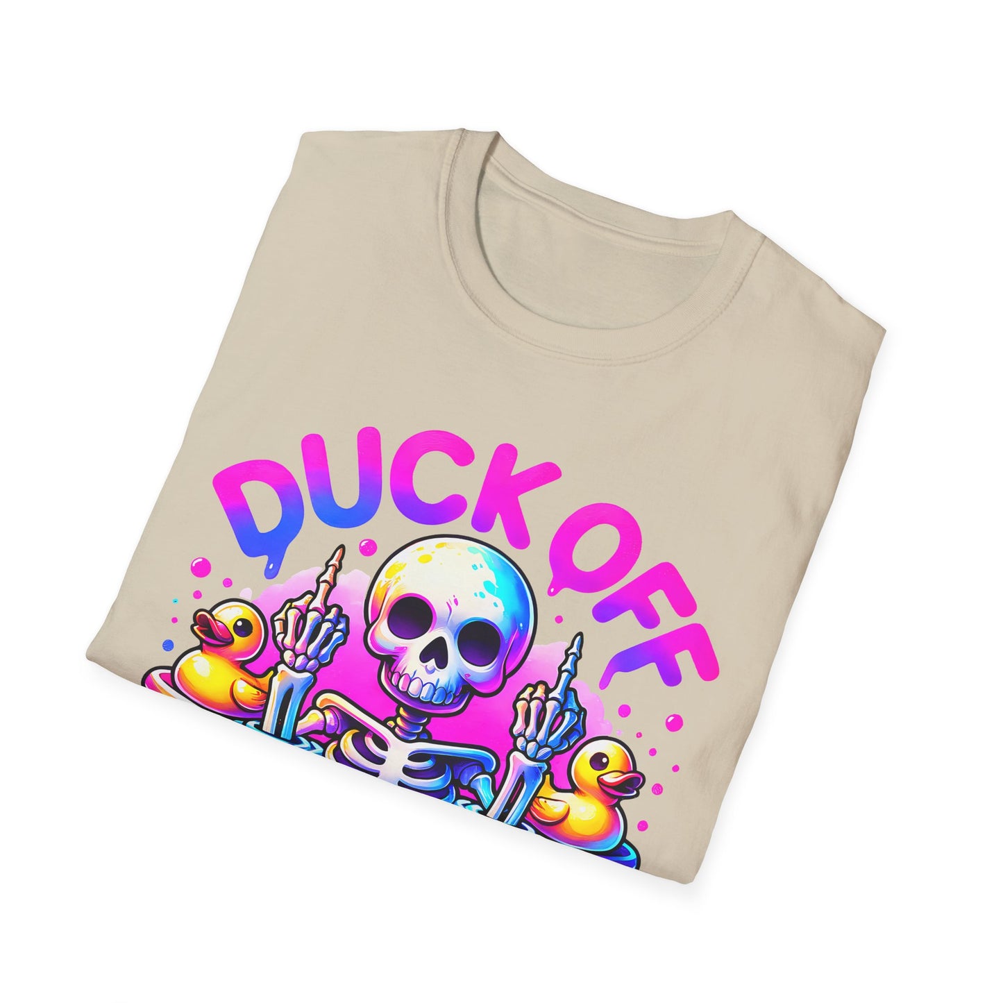 Duck Off Unisex Softstyle T-Shirt