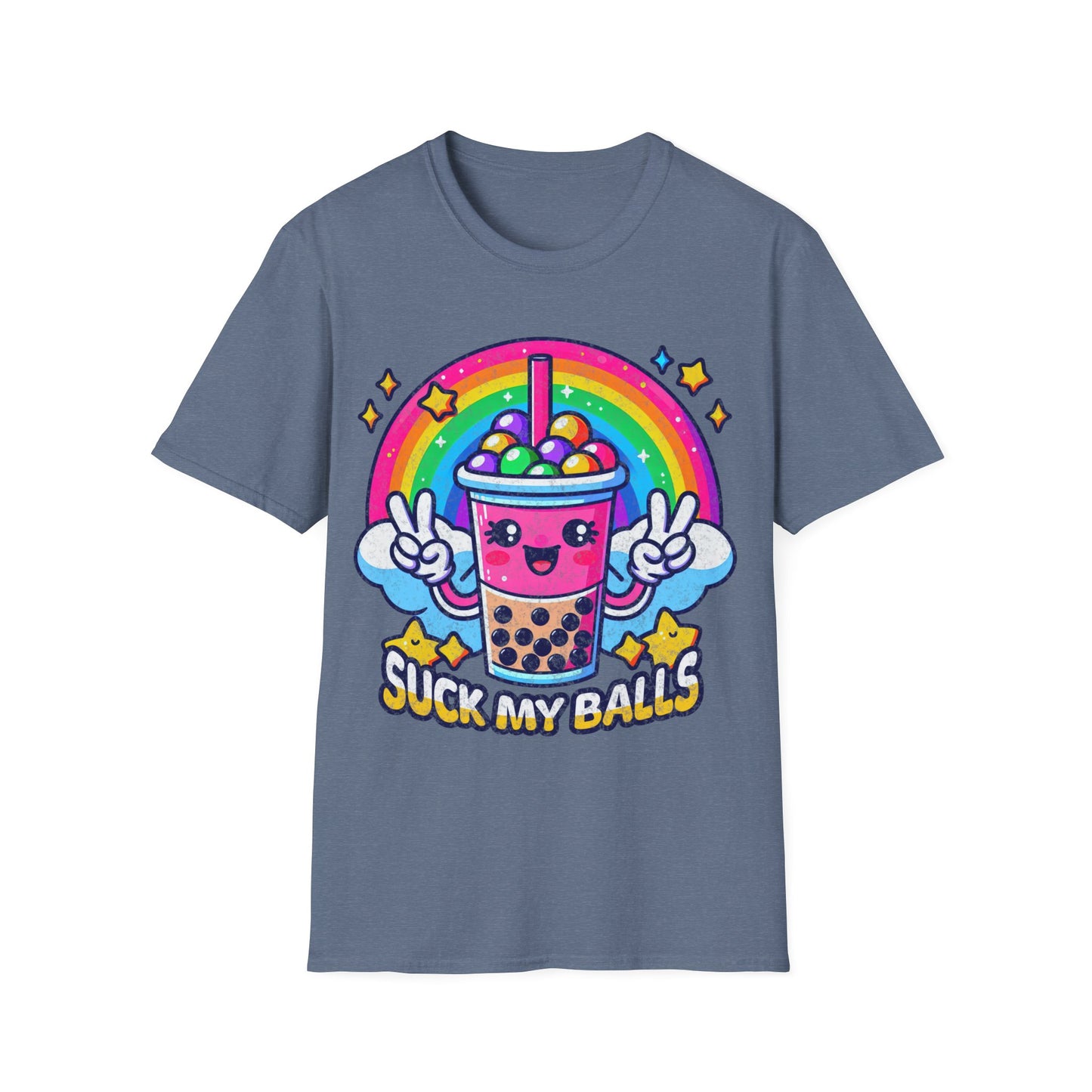 Suck My Balls Boba Tea Unisex Softstyle T-Shirt