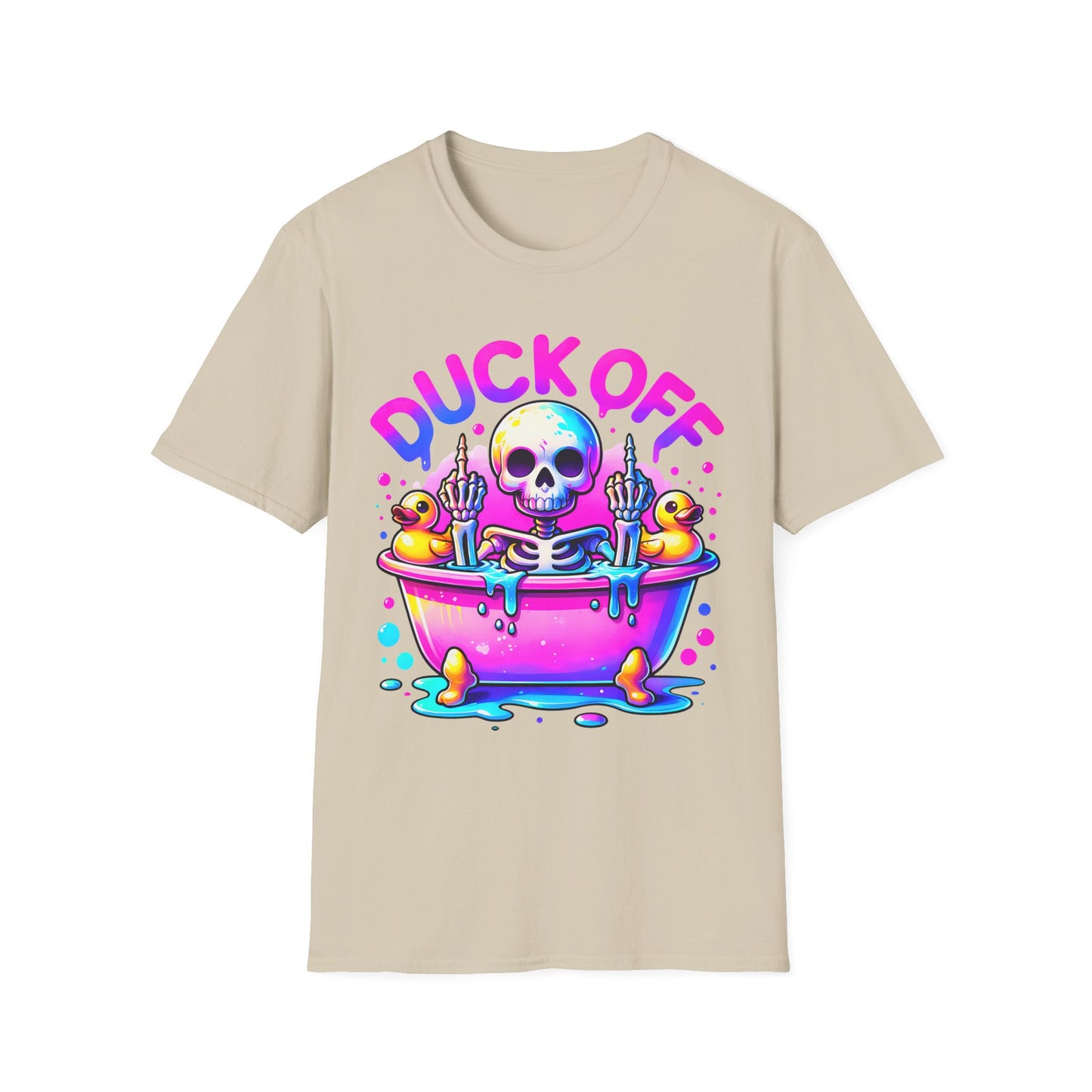 Duck Off Unisex Softstyle T-Shirt