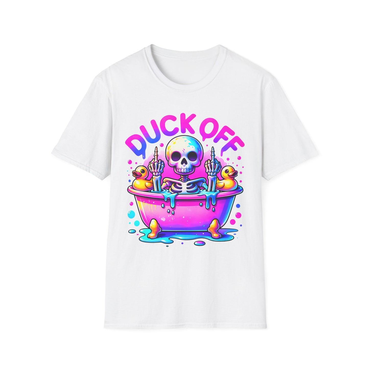 Duck Off Unisex Softstyle T-Shirt