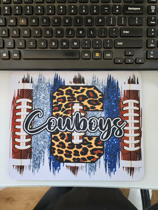 Cowboys Brushstrokes Mousepad