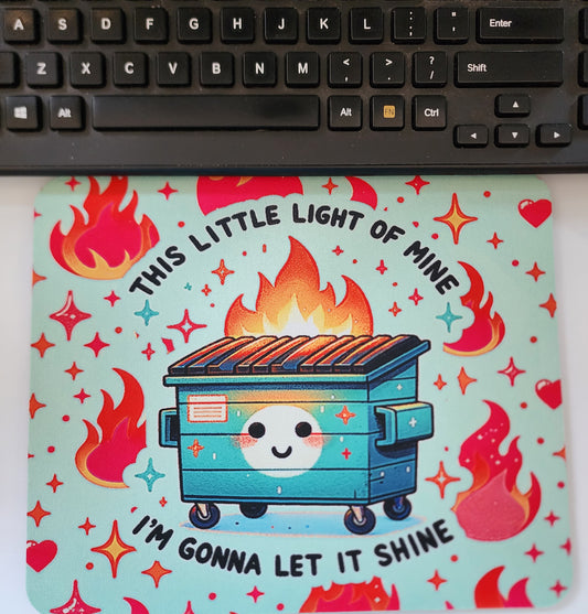 Dumpster Fire Mousepad