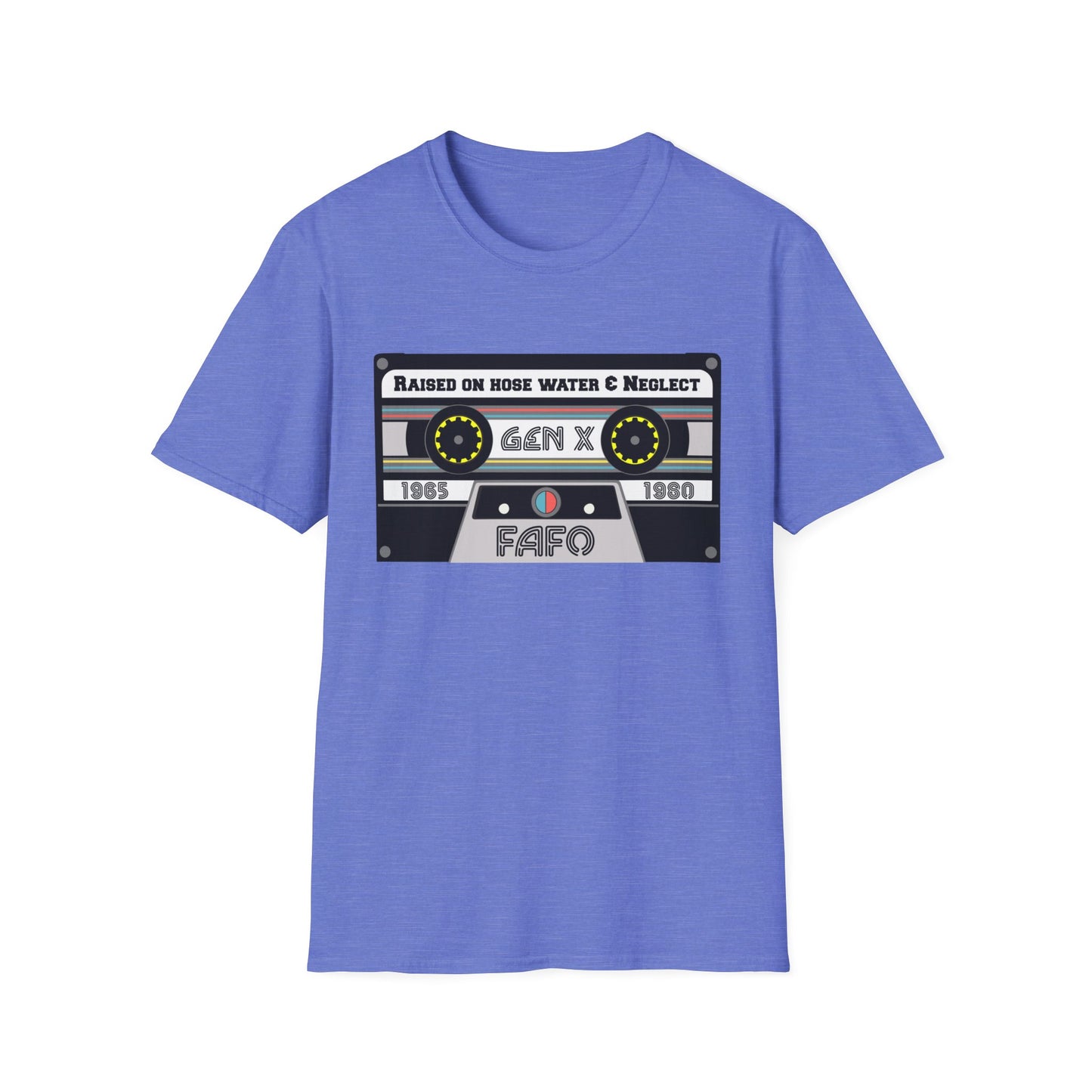 GenX FAFO Mixed Tape Unisex Softstyle T-Shirt