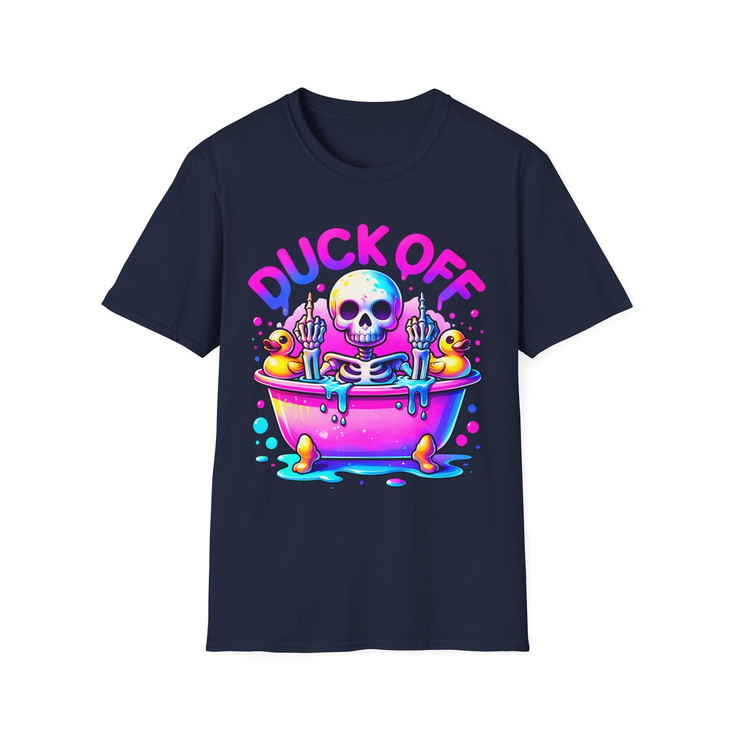 Duck Off Unisex Softstyle T-Shirt