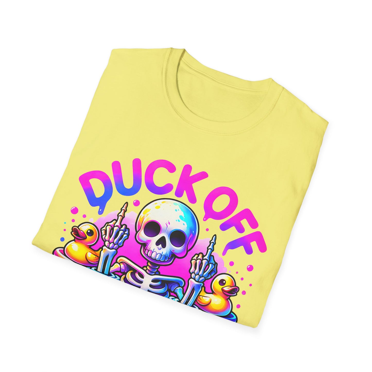 Duck Off Unisex Softstyle T-Shirt