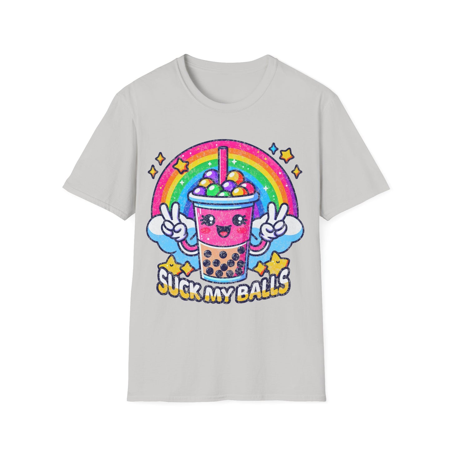 Suck My Balls Boba Tea Unisex Softstyle T-Shirt