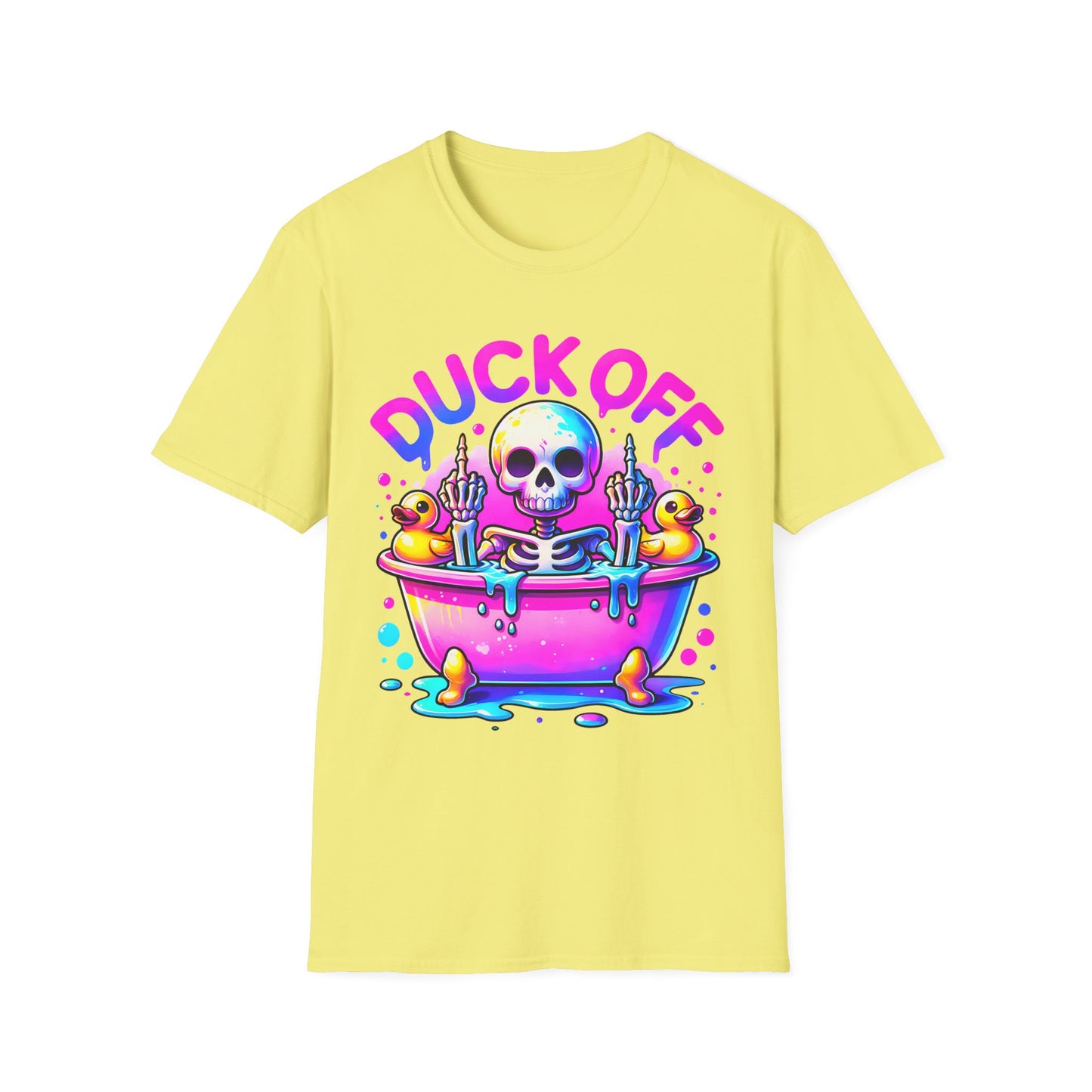 Duck Off Unisex Softstyle T-Shirt