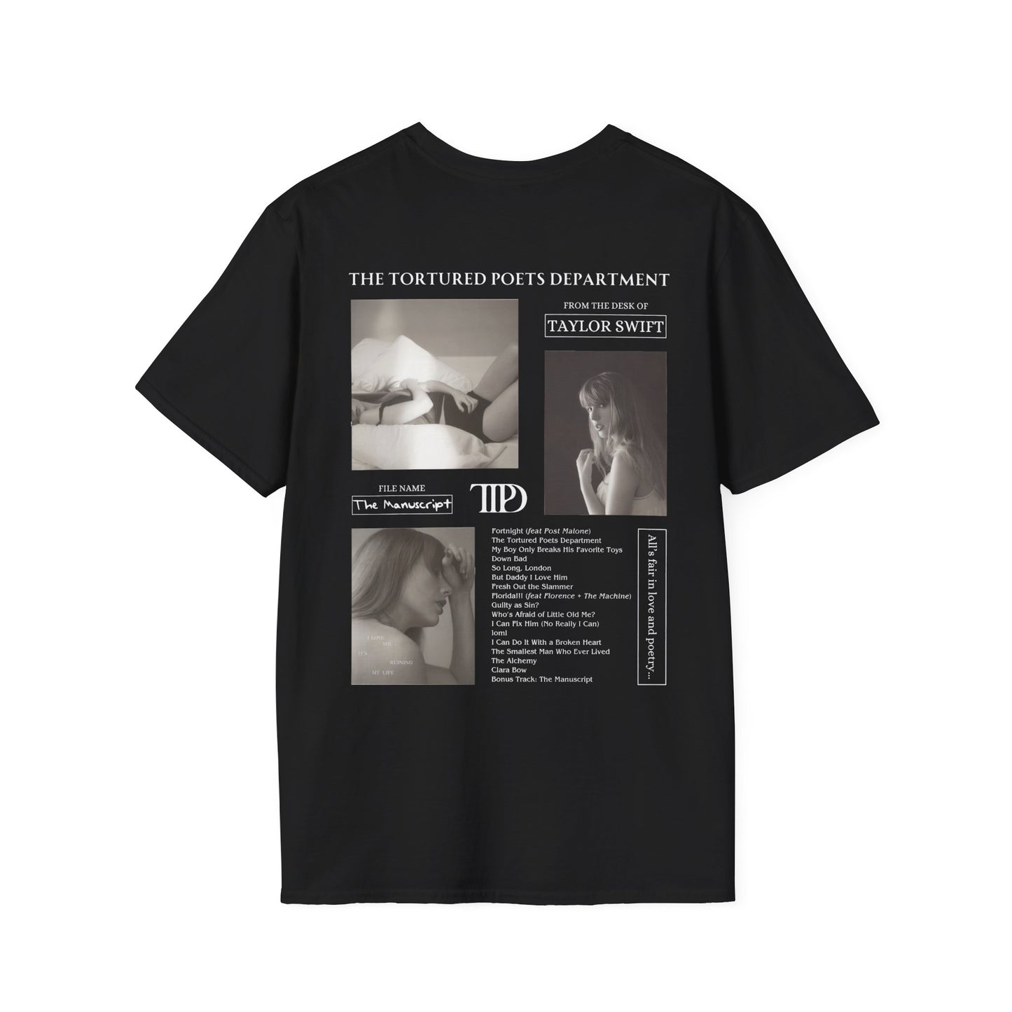 T T P D Front and Back Unisex Softstyle T-Shirt