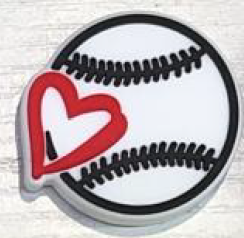 Focal Beads - Baseball Love