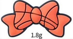 Focal Beads - Basket Ball Bow