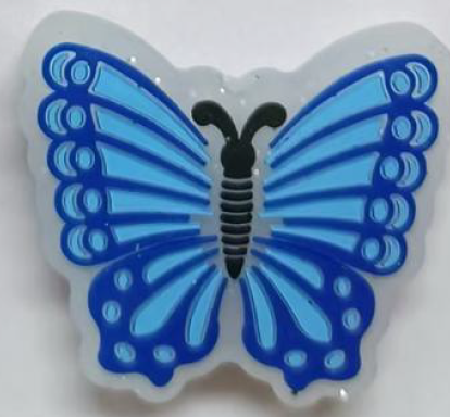 Focal Beads - Blue Butterfly