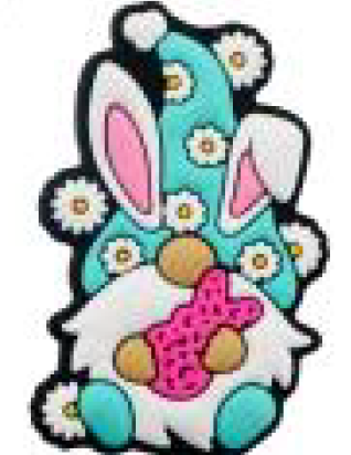 Focal Beads - Blue Gnome Bunny