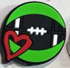 Focal Beads - Football Love