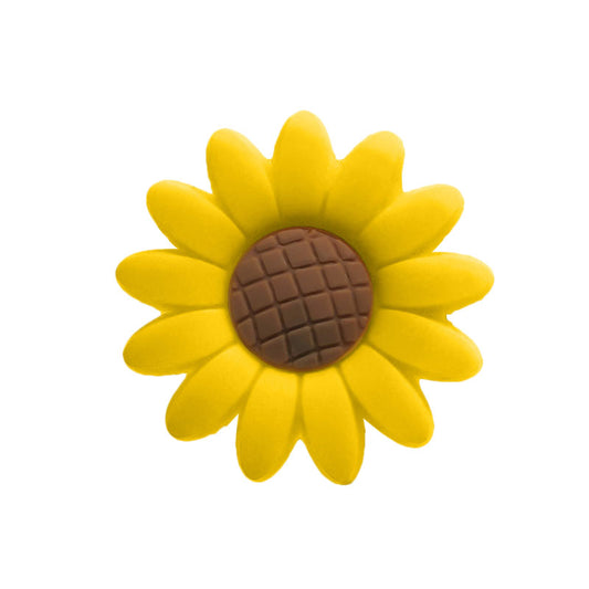 Sunflower Croc Charm