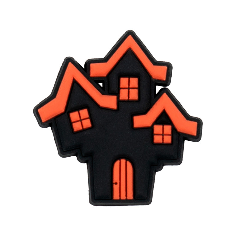 Halloween House Croc Charm