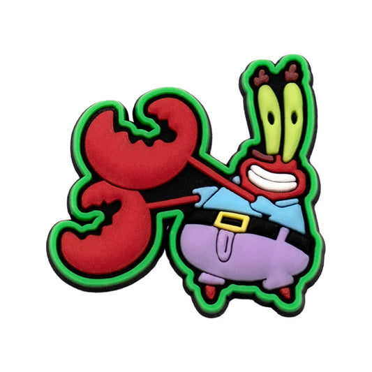 Mr.Krabs Croc Charm