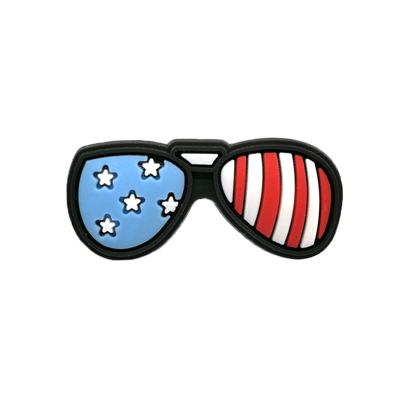 America Sun Glasses Straw Topper