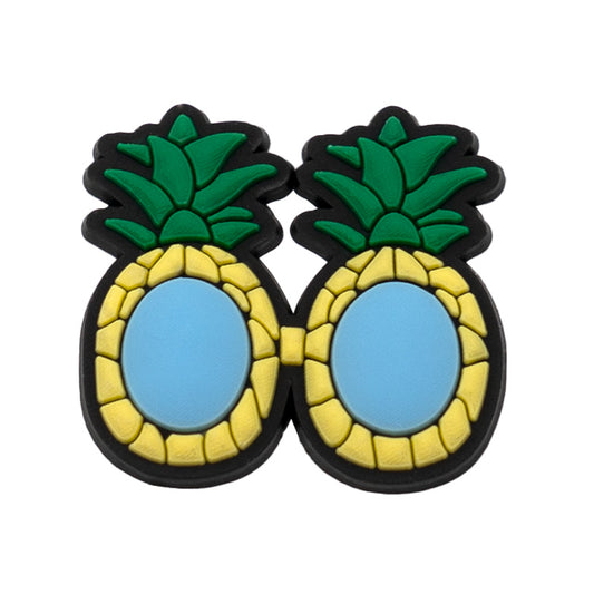 Pineapple Sunglasses Straw Topper