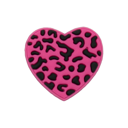 Pink Heart Straw Topper