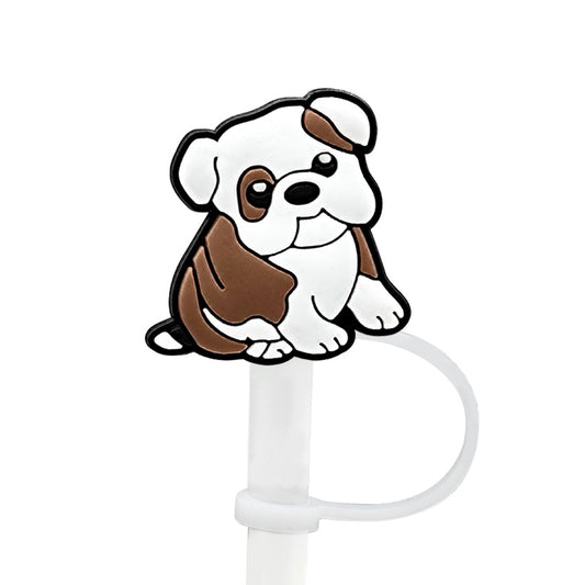 Bulldog Puppy Straw Topper