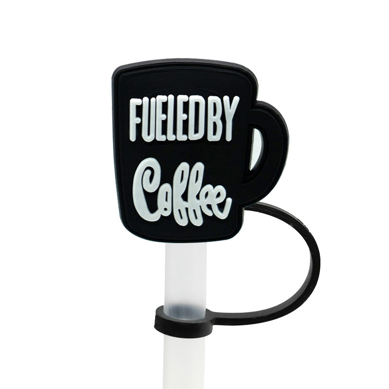 Fueled By Coffee Straw Topper