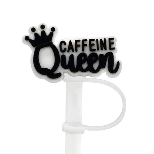 Caffeine Queen Straw Topper