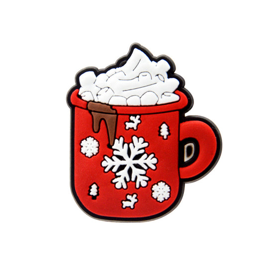 Hot Chocolate Christmas Mug Straw Topper