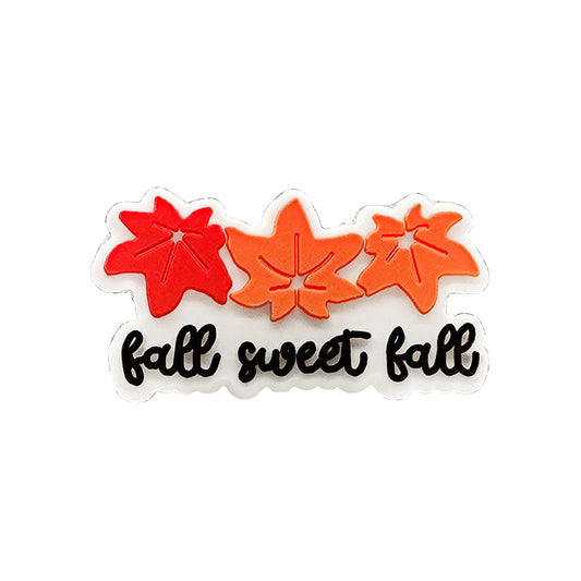 Fall Sweet Fall Straw Topper