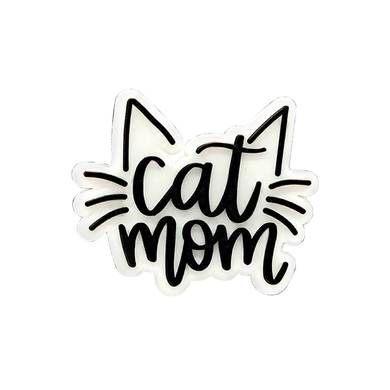 Cat Mom Straw Topper