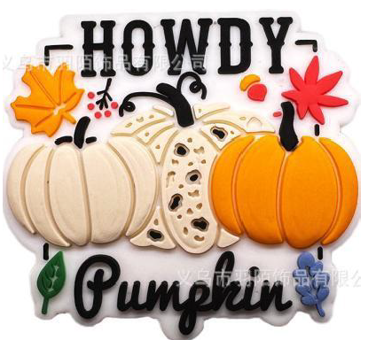 Focal Beads - Howdy Pumpkin