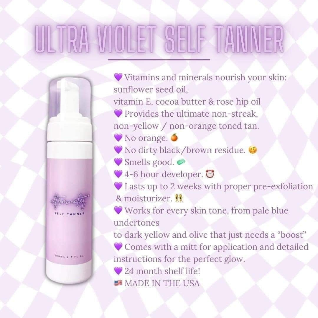 Ultraviolet Tanning Mousse with Mitt
