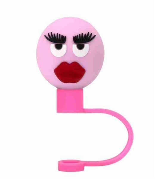 3D Straw Topper- Sassy Face