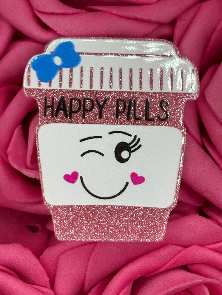 Happy Pills Bogg Bag Charm