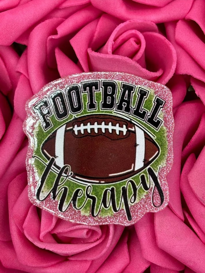 Football Therapy Bogg Bag Charm