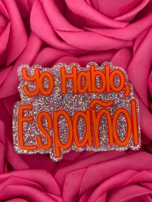 Yo Hablo Espanol Bogg Bag Charm