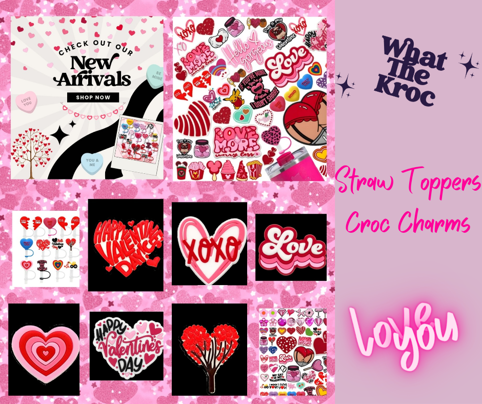 Straw Topper Mystery Bundle-Valentines Day Collection