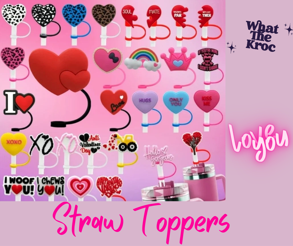 Straw Topper Mystery Bundle-Valentines Day Collection