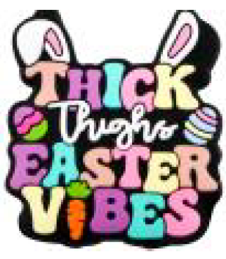 Focal Beads - Thick Thighs Easter Vibes