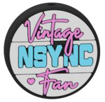 Focal Beads - Vintage NSYNC Fan