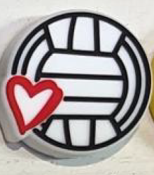 Focal Beads - Vollyball Love