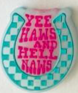 Focal Beads - Yeehaw Horse Shoe