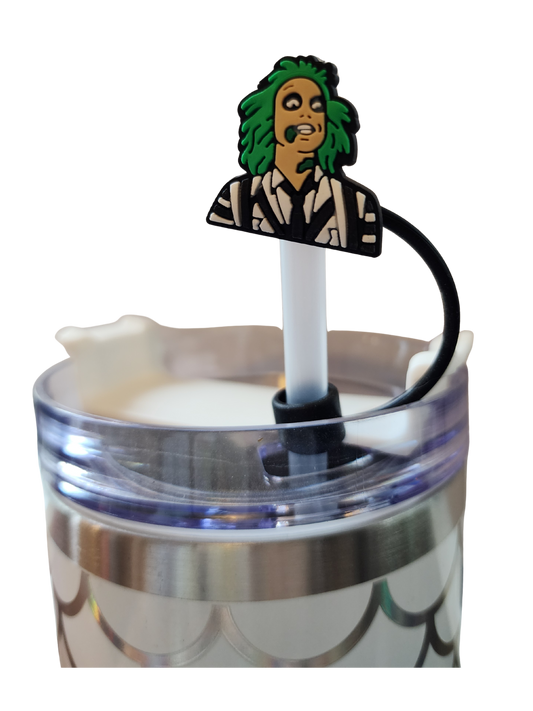 Beetlejuice Straw Topper