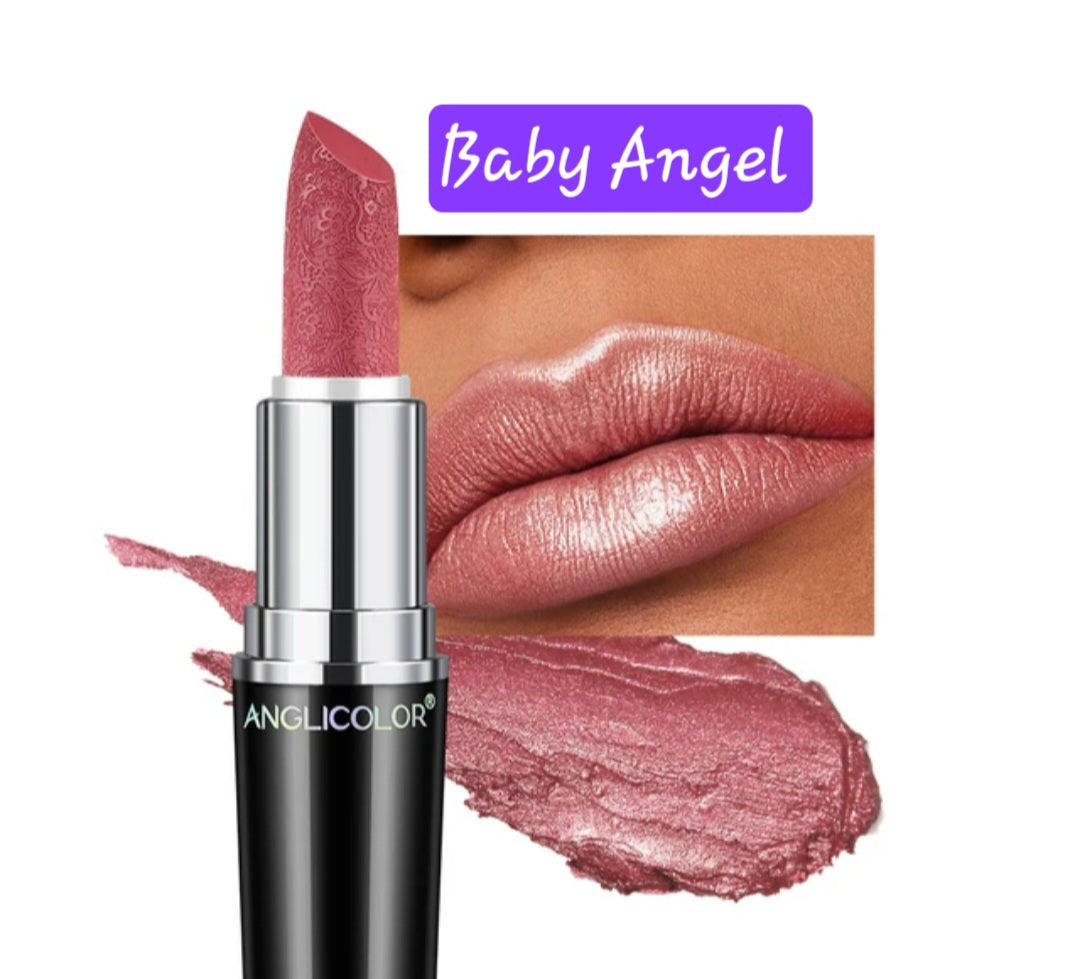 🫦 #13 Baby Angel Metallic Glam Shimmer Lipstick 🫦