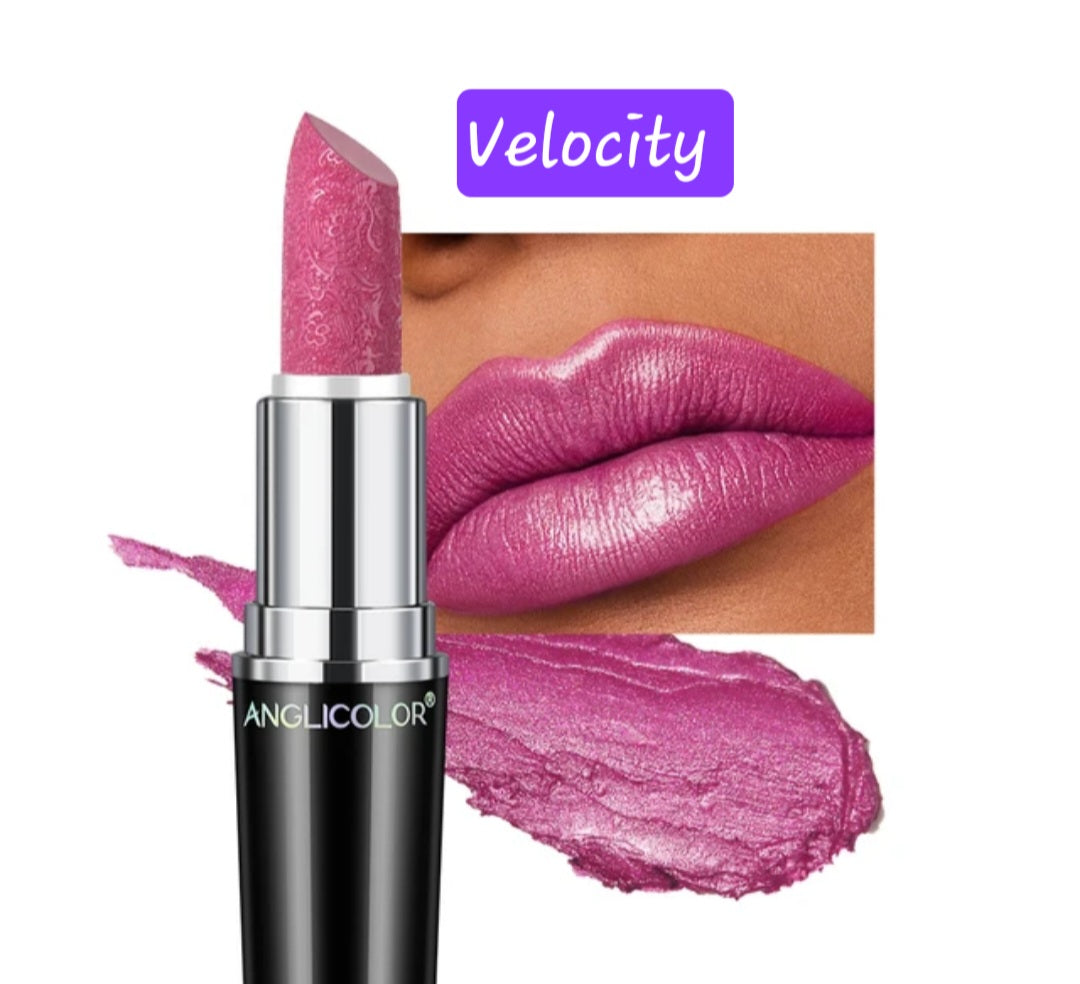 🫦 #15 Velocity Metallic Glam Shimmer Lipstick 🫦