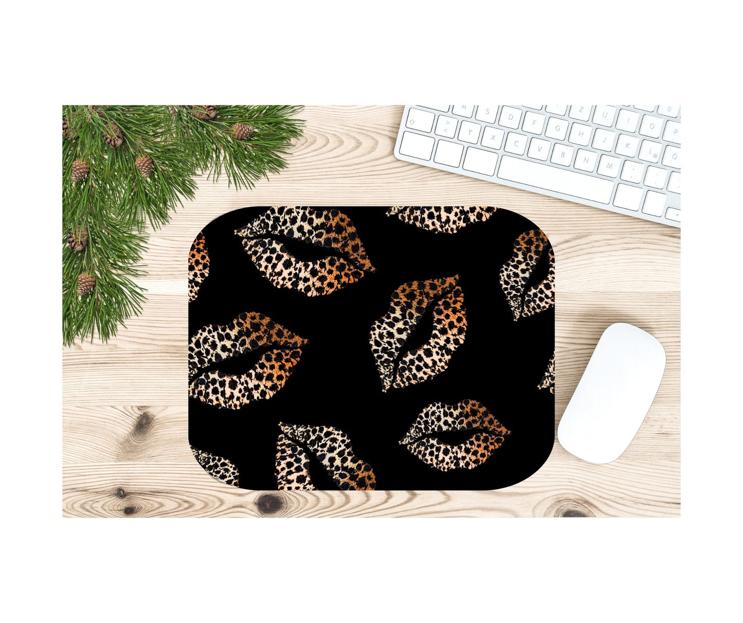 Leopard Lips Mousepad